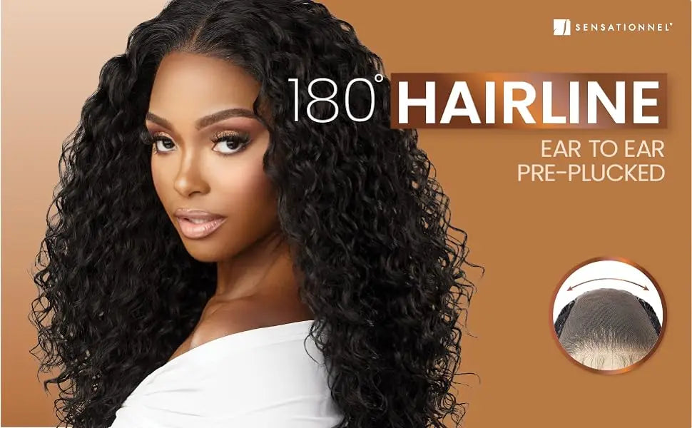 Sensationnel BareLace Glueless Lace Front Wig 13X6 Unit 9 - Straight, Comfortable Wear, Flawless Fit