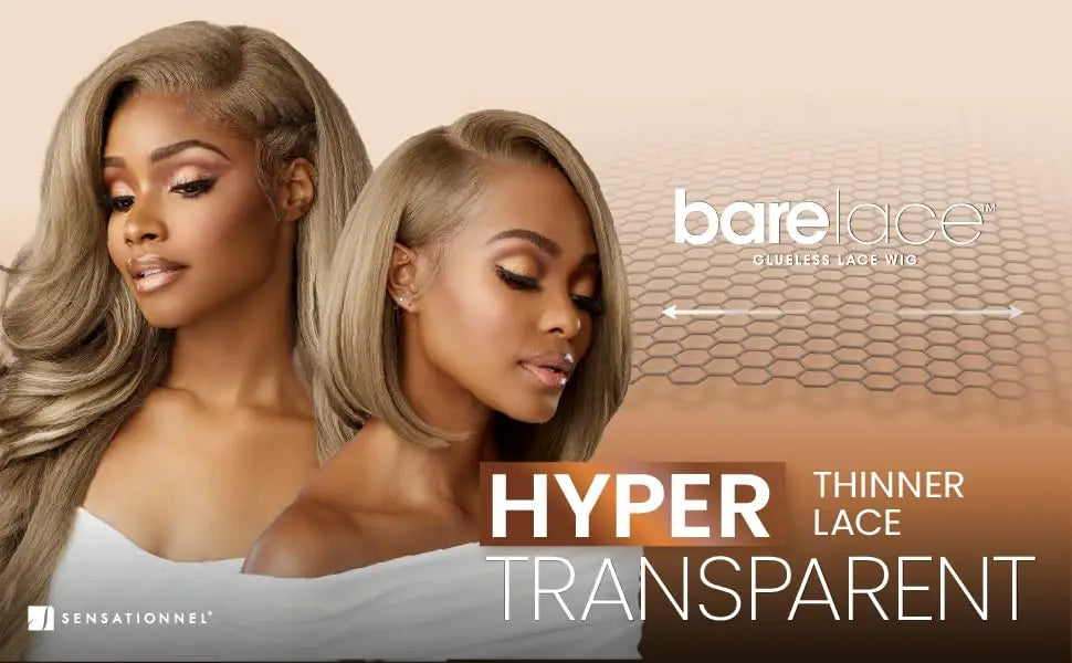 Sensationnel BareLace Glueless Lace Front Wig 13X6 Unit 9 - Straight, Comfortable Wear, Flawless Fit