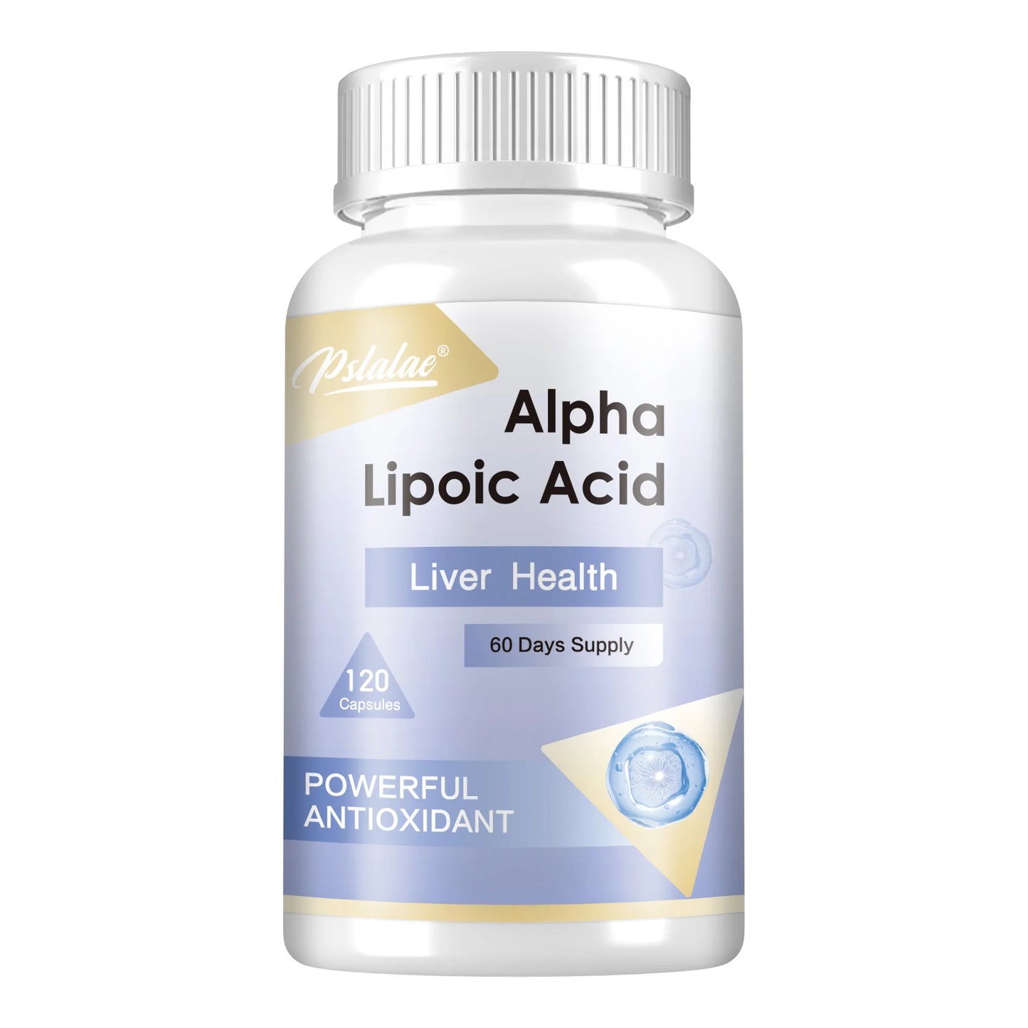 Alpha Lipoic Acid - Antioxidant, Beneficial for Brain and Heart Health, Improve Nerve Function - 120 Capsules