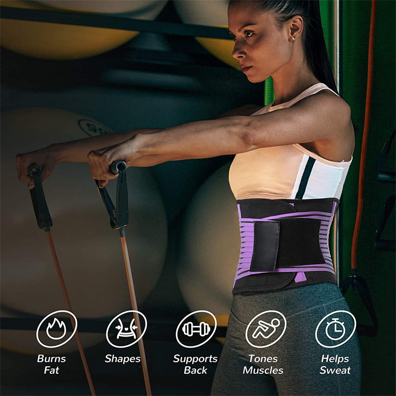 Waist Trainer Belt Elastic Slimming Body Shaper Fitness Belt Sport Girdle Workout Shapewear for Women Personal Health Care TK