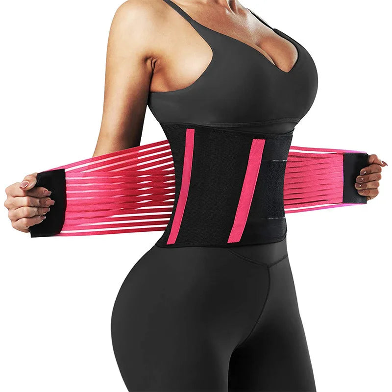 Waist Trainer Belt Elastic Slimming Body Shaper Fitness Belt Sport Girdle Workout Shapewear for Women Personal Health Care TK