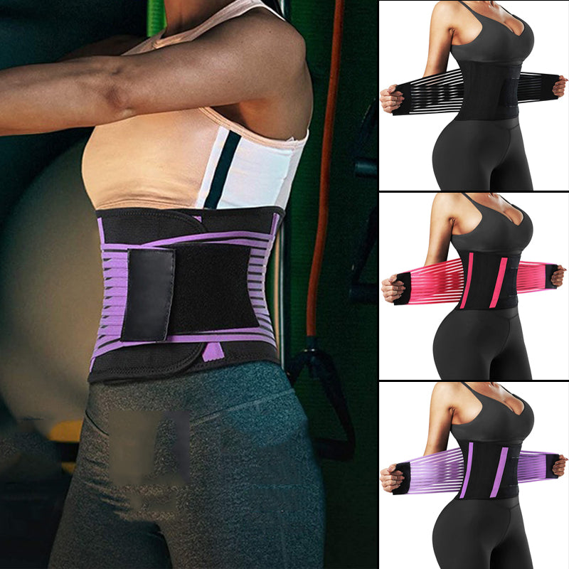 Waist Trainer Belt Elastic Slimming Body Shaper Fitness Belt Sport Girdle Workout Shapewear for Women Personal Health Care TK