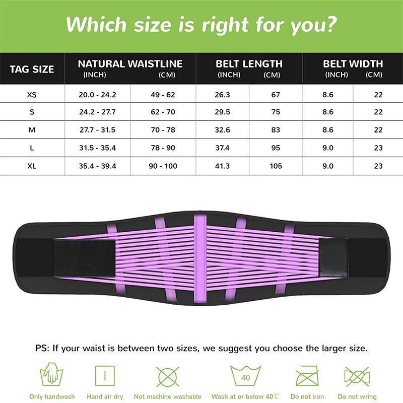 Waist Trainer Belt Elastic Slimming Body Shaper Fitness Belt Sport Girdle Workout Shapewear for Women Personal Health Care TK