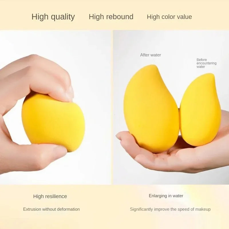 Mango Shape Soft Makeup Sponge Blender Face Beauty Cosmetic Powder Puff Make Up Tools