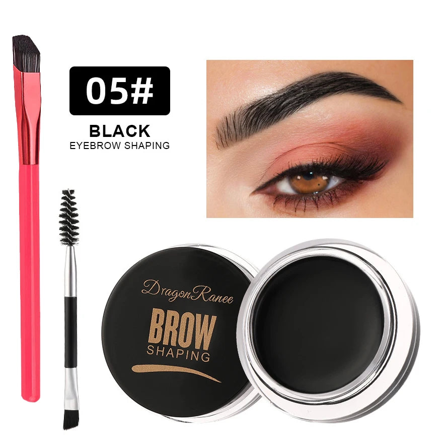 Multi-function Eyebrow Brush With Wild Eyebrows Cream Concealer Square Eye Brow Make Up Brushes For Women Eyebrow Shaping Gel