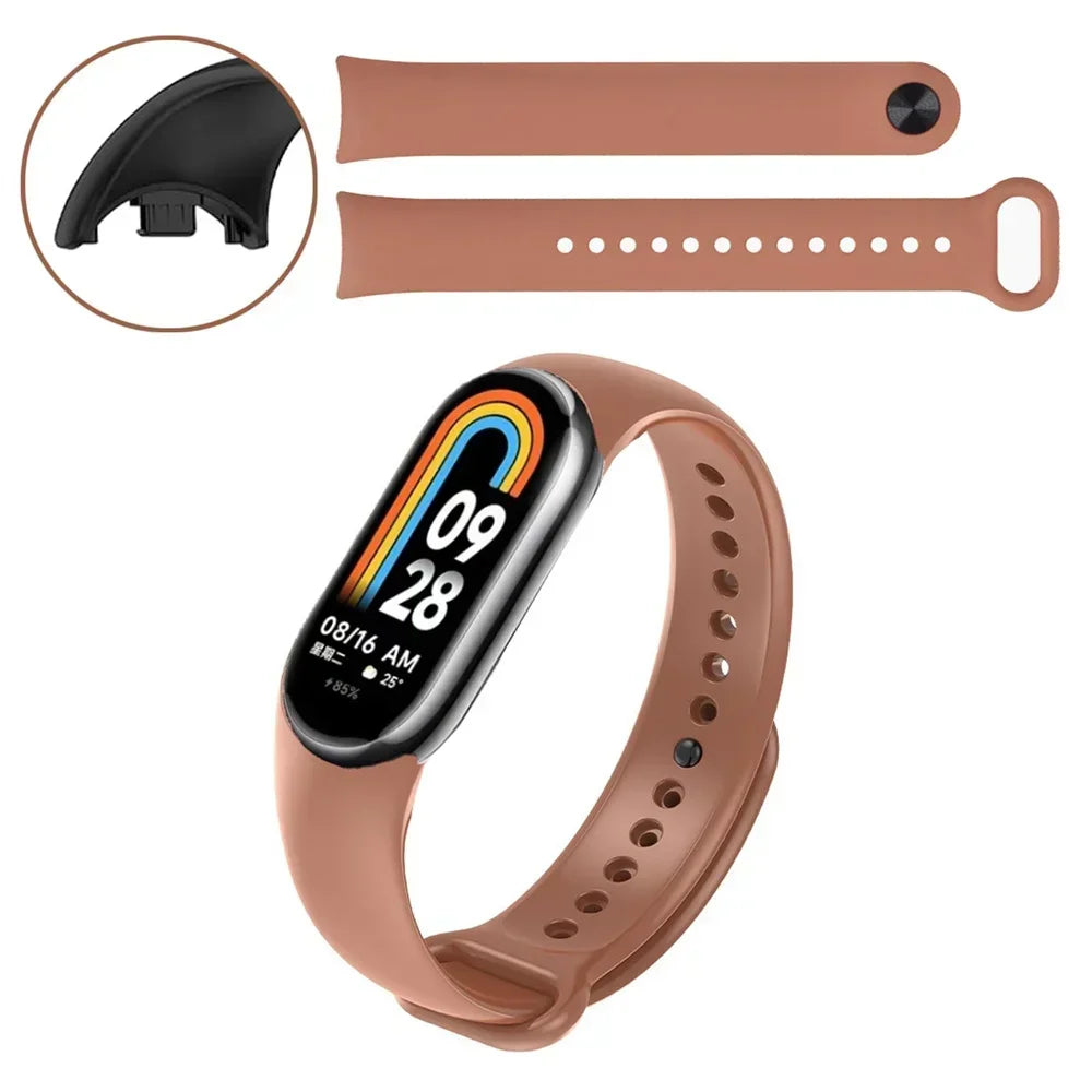 Strap For Mi band 8 xiaomi 8 NFC Bracelet Sport Belt Silicone Replacement Smartwatch Bracelet Watchband Xiaomi Mi Band 8 Strap