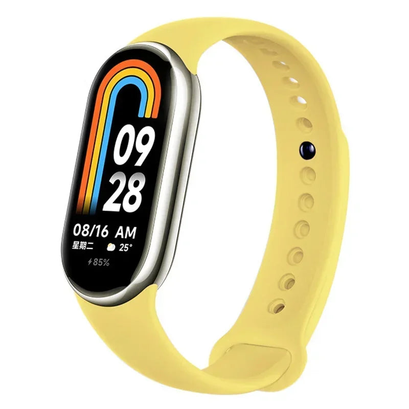 Strap For Mi band 8 xiaomi 8 NFC Bracelet Sport Belt Silicone Replacement Smartwatch Bracelet Watchband Xiaomi Mi Band 8 Strap