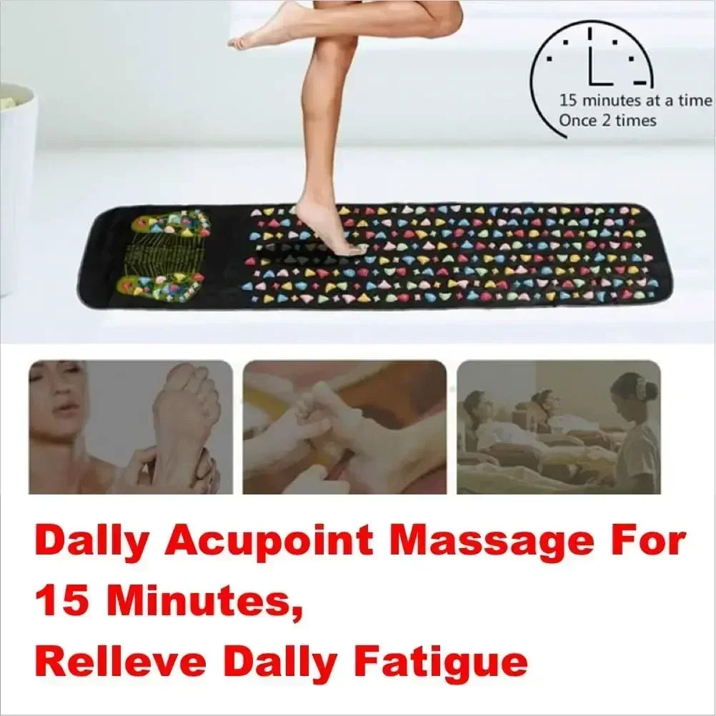 Fingerpressure Board Foot Foot Massage Pad Health Walk Foot Pressure Board Foot Massager Pad Imitation Goose Soft Stone Road