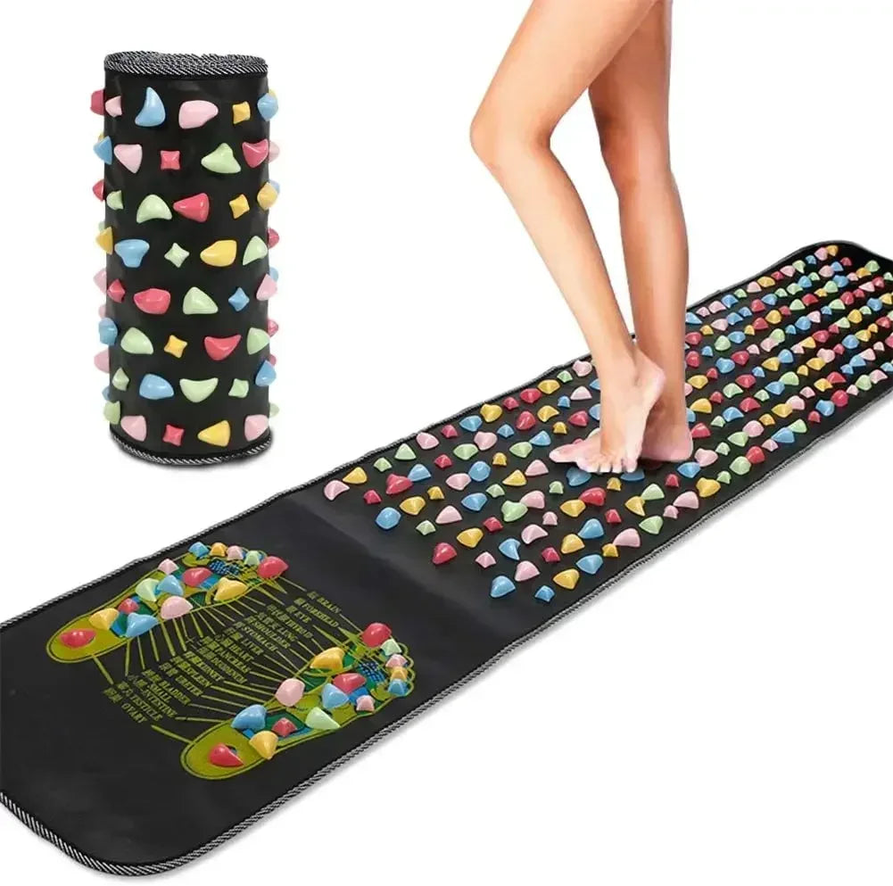 Fingerpressure Board Foot Foot Massage Pad Health Walk Foot Pressure Board Foot Massager Pad Imitation Goose Soft Stone Road