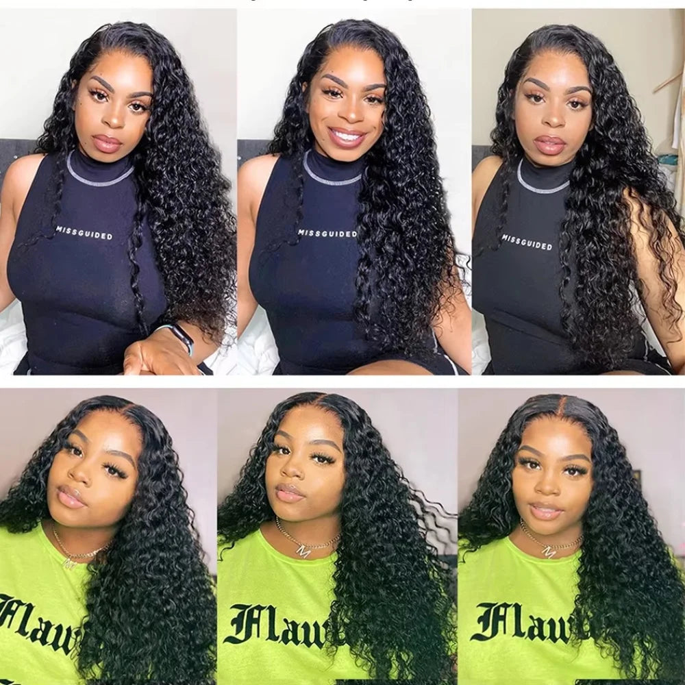 10-40 Inches Deep Wave Bundles Human Hair For Women Weave Bundles 1/3/4 Bundle Deals Human Hair Extensions Brazilian