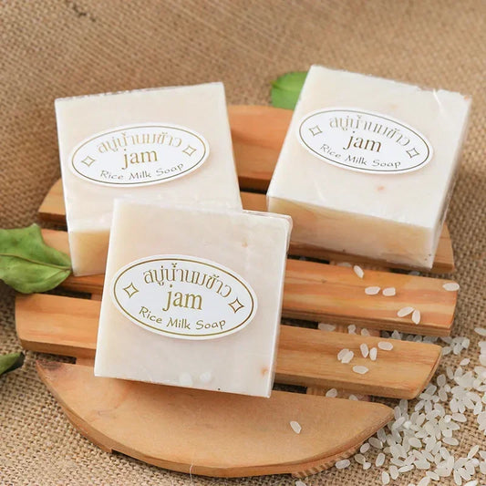 Thailand JAM Rice Milk Soap Original Wholesale Handmade Goat Milk Soap Rice Soap for face