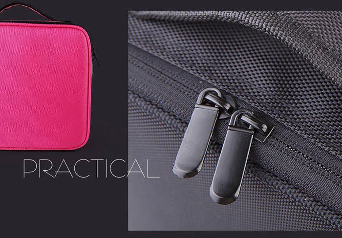 High Quality Makeup Case Brand Travel Cosmetic Bag For Women's Portable Female Make Up Storage Box Nail Tool Suitcases bag