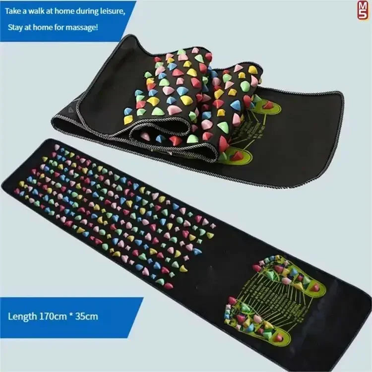 Fingerpressure Board Foot Foot Massage Pad Health Walk Foot Pressure Board Foot Massager Pad Imitation Goose Soft Stone Road