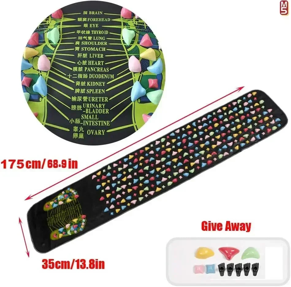 Fingerpressure Board Foot Foot Massage Pad Health Walk Foot Pressure Board Foot Massager Pad Imitation Goose Soft Stone Road