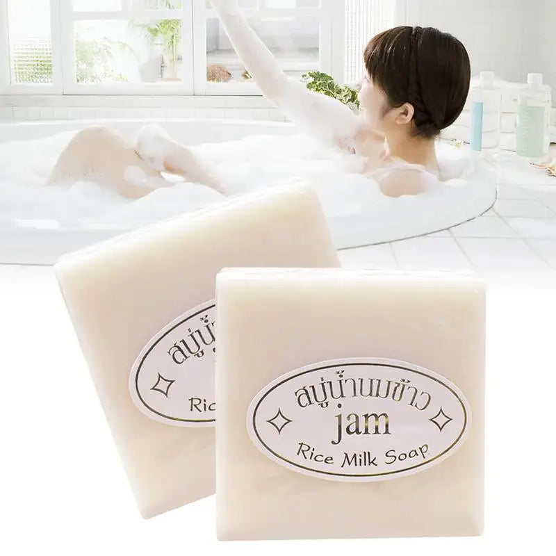 Thailand JAM Rice Milk Soap Original Wholesale Handmade Goat Milk Soap Rice Soap for face