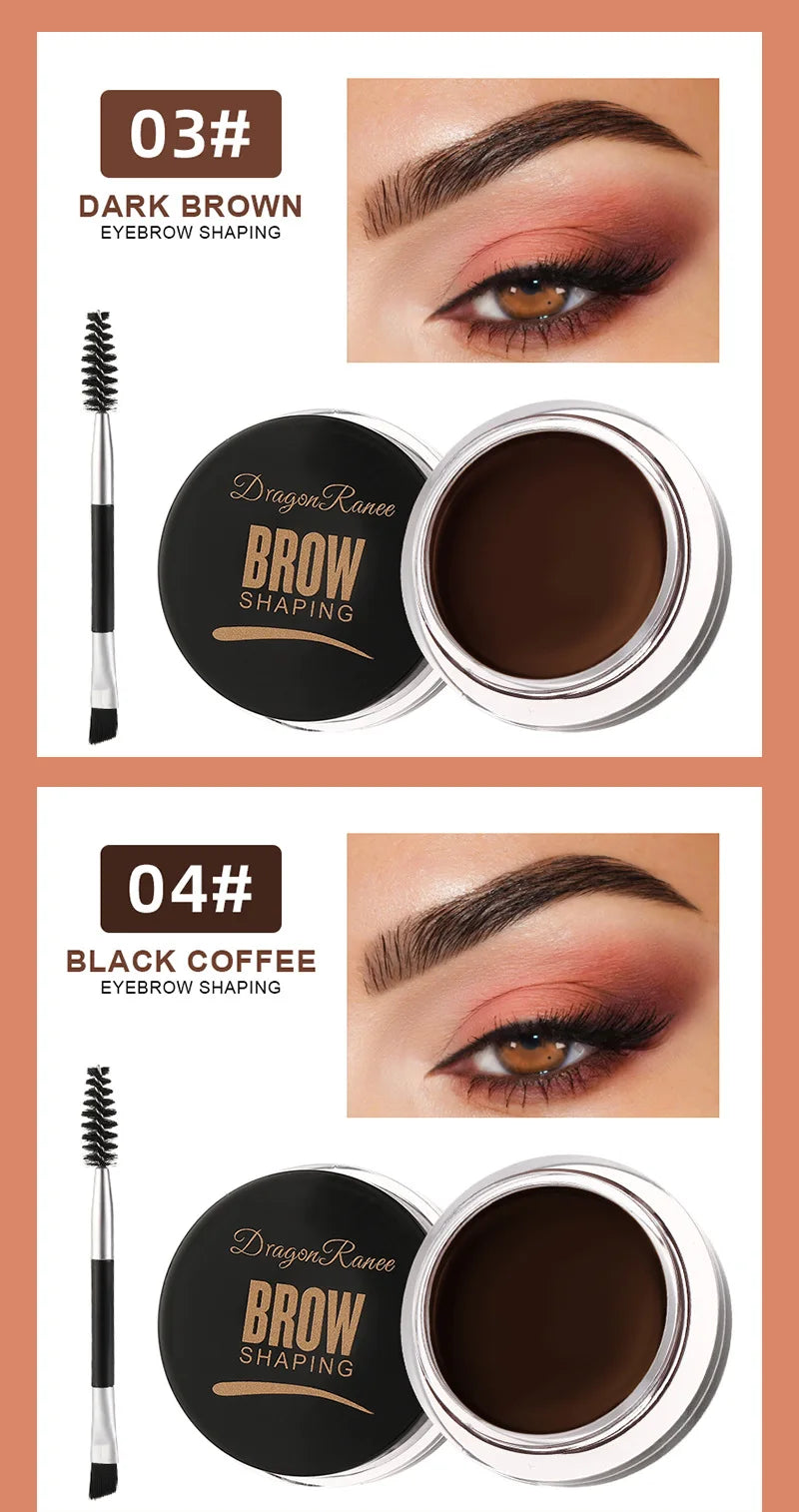 Multi-function Eyebrow Brush With Wild Eyebrows Cream Concealer Square Eye Brow Make Up Brushes For Women Eyebrow Shaping Gel