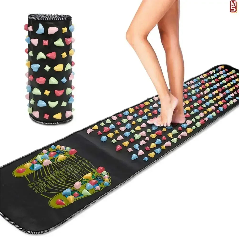 Fingerpressure Board Foot Foot Massage Pad Health Walk Foot Pressure Board Foot Massager Pad Imitation Goose Soft Stone Road