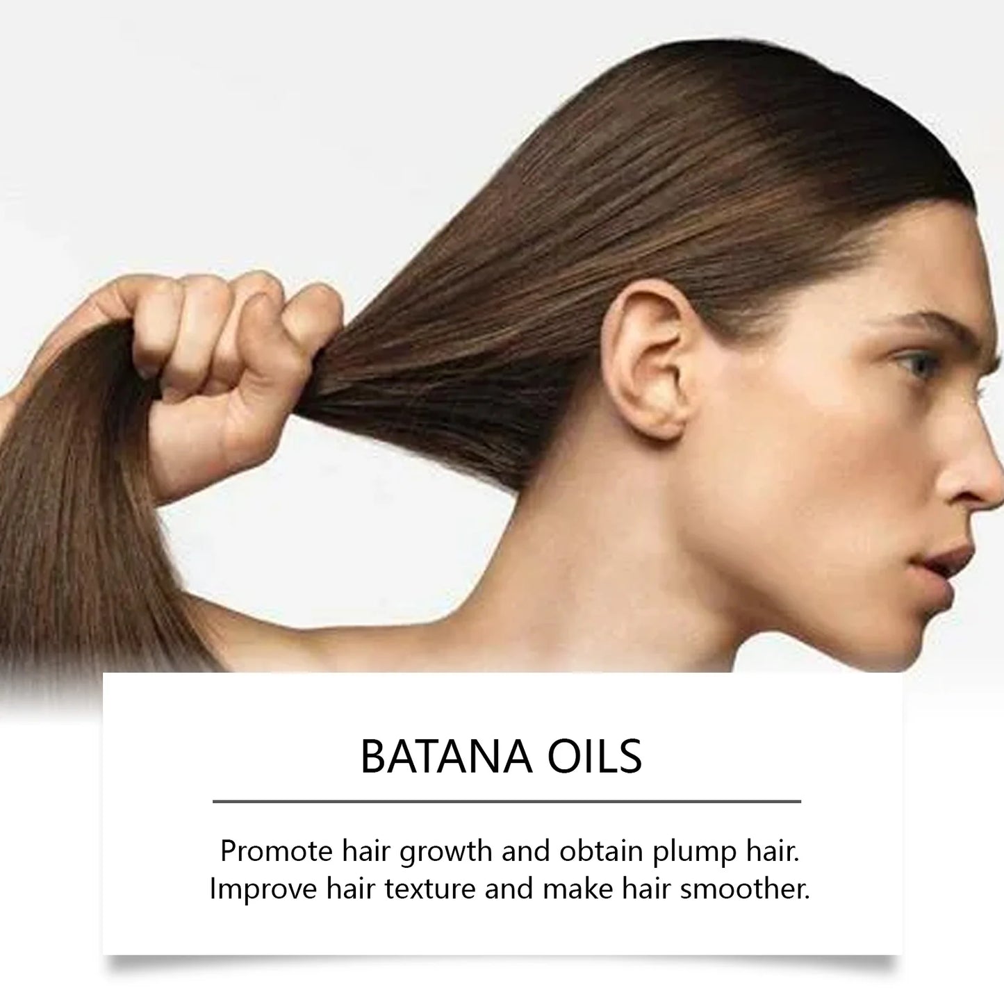 Hoegoa Hair Mask Batana Oil Fast Repair Damaged Frizzy Hair Soft Smooth Shiny Hair Conditioner Straightening Keratin Treatment