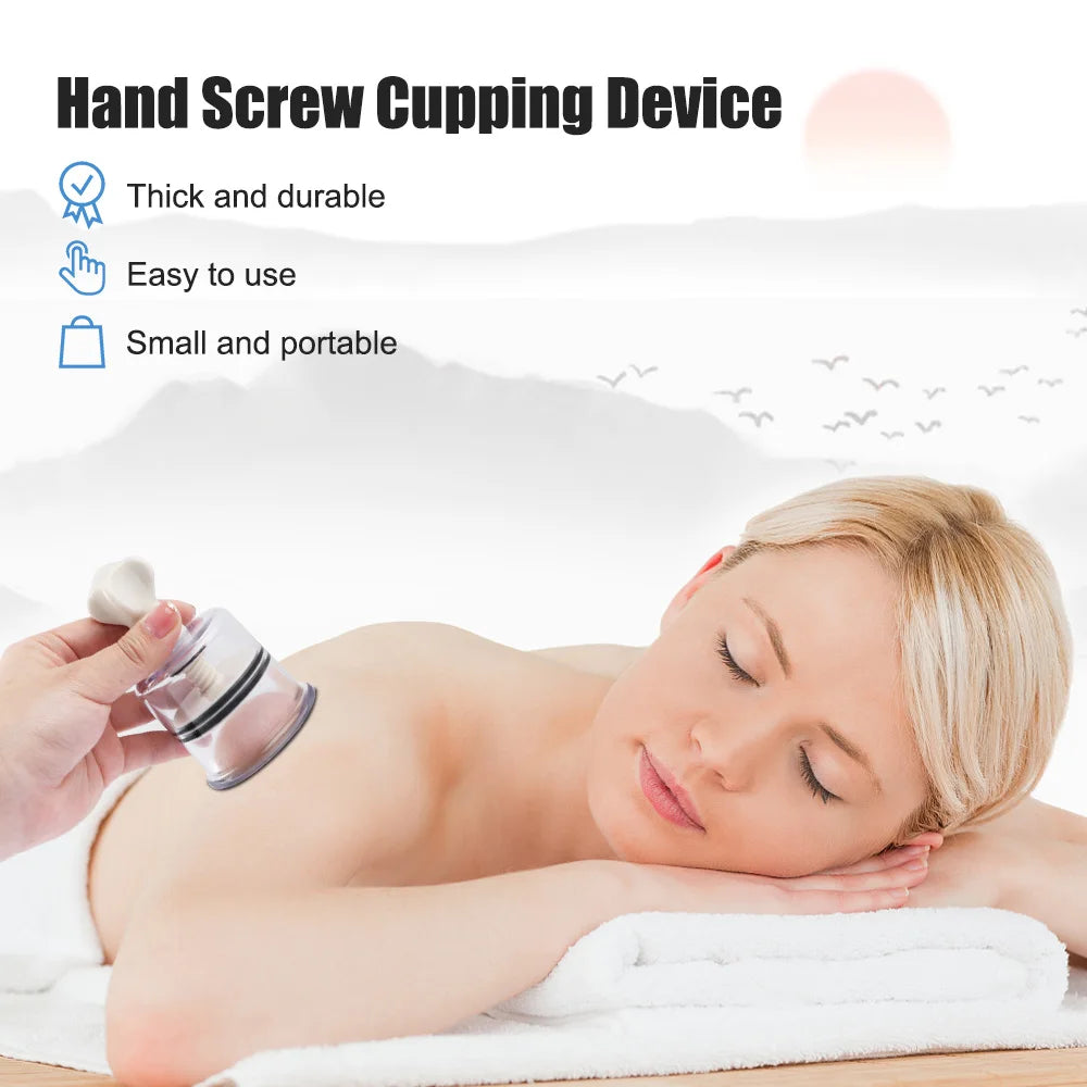 Vacuum Suction Cupping Cup Nipple Enhancer Massage Vacuum Cans Plastic Enlarger Suction Enlarger Body Breast Massager Cups