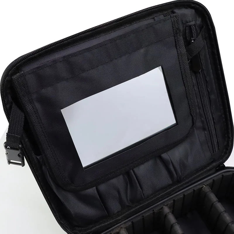 High Quality Makeup Case Brand Travel Cosmetic Bag For Women's Portable Female Make Up Storage Box Nail Tool Suitcases bag