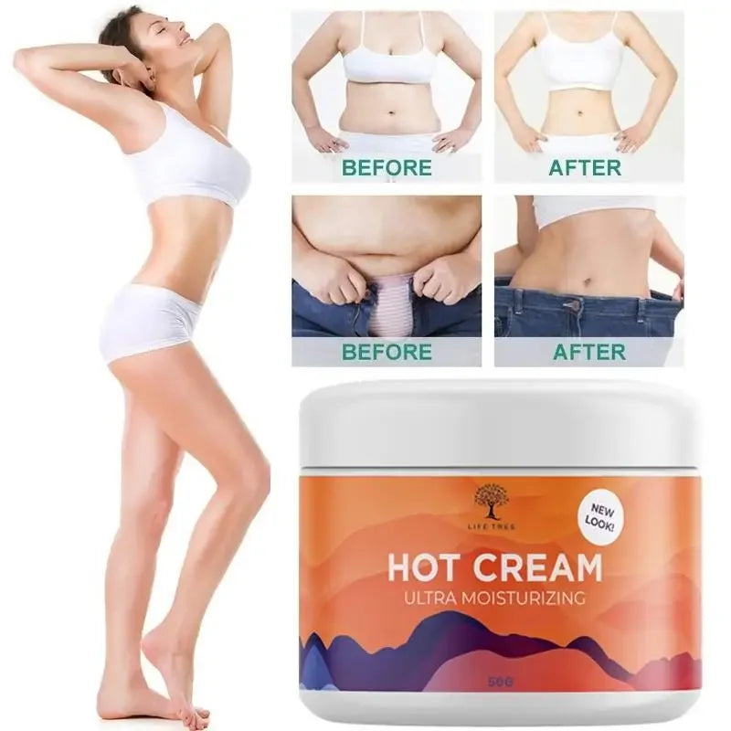 Body Slimming Cream for Weight Loss and Anti-cellulite Weight Loss Body Massage Hot Cream for Belly Slimming