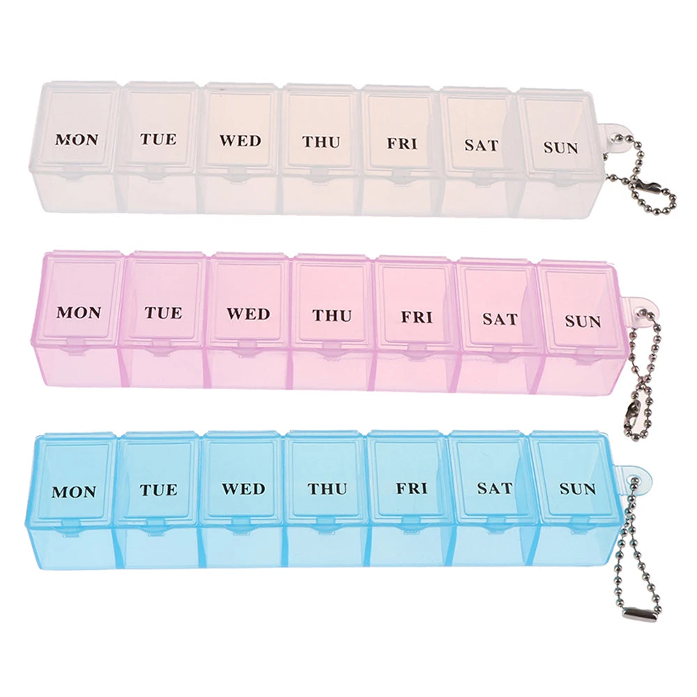 Weekly Pill Organizer, Large 7 Day Pill Box, Daily Vitamin Case Medicine Box,Pill Containers for Medicine Supplements Fish Oil