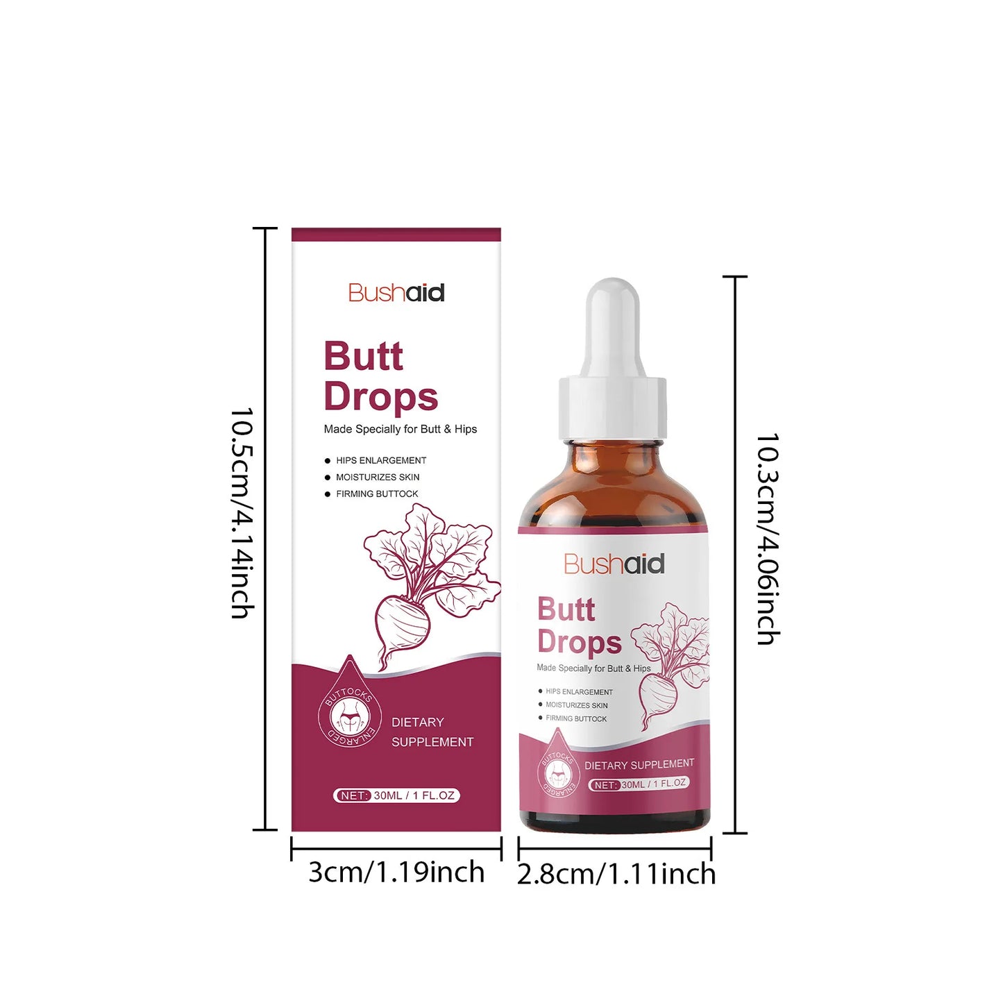 Buttock Enlargement Essential Oil Firm Tighten Augmentation Butt Plump Growth Massage Shaping Sexy Body Care Hip Lifting Drops