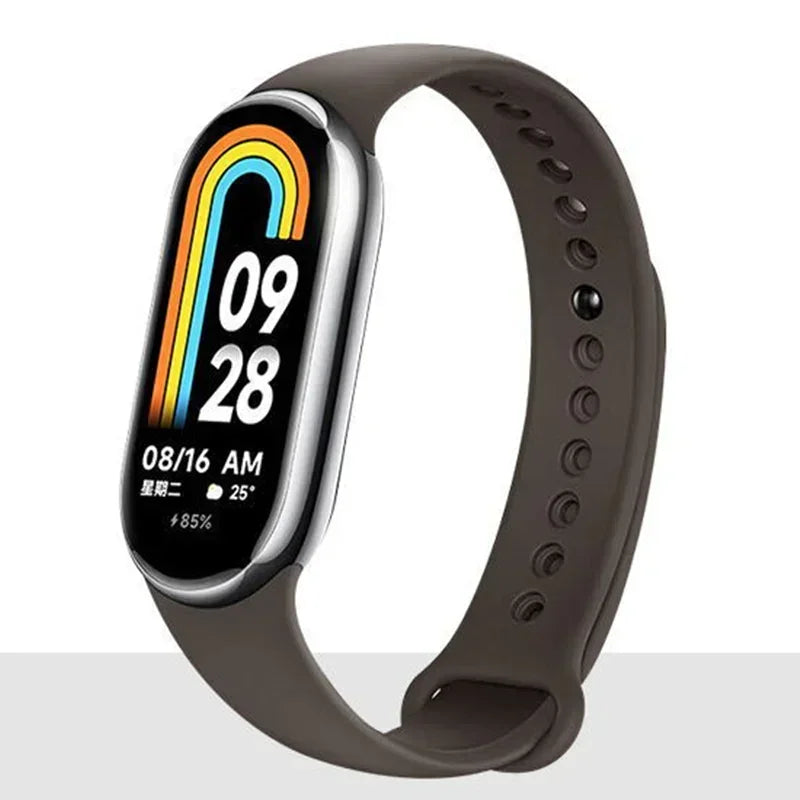 Strap For Mi band 8 xiaomi 8 NFC Bracelet Sport Belt Silicone Replacement Smartwatch Bracelet Watchband Xiaomi Mi Band 8 Strap