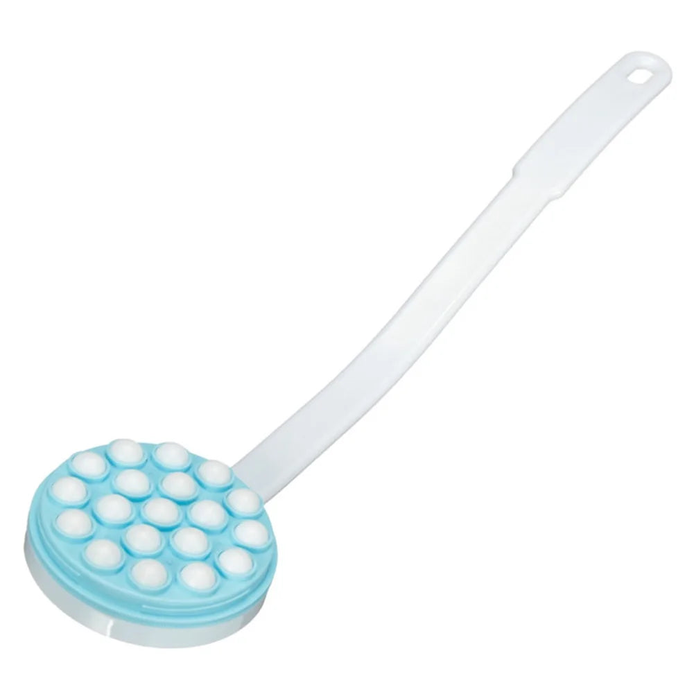 Lotion Oil Cream Applicator Shower Brush Long Handled Head Body Leg Back Bath Brush Scrub Massager Scrubber Bath Supplies Tools