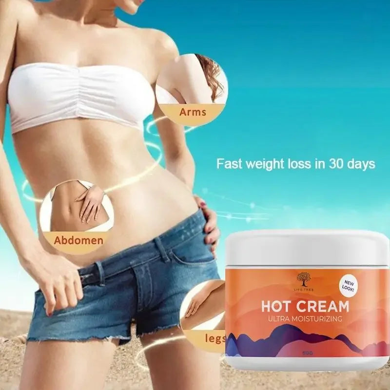 Body Slimming Cream for Weight Loss and Anti-cellulite Weight Loss Body Massage Hot Cream for Belly Slimming