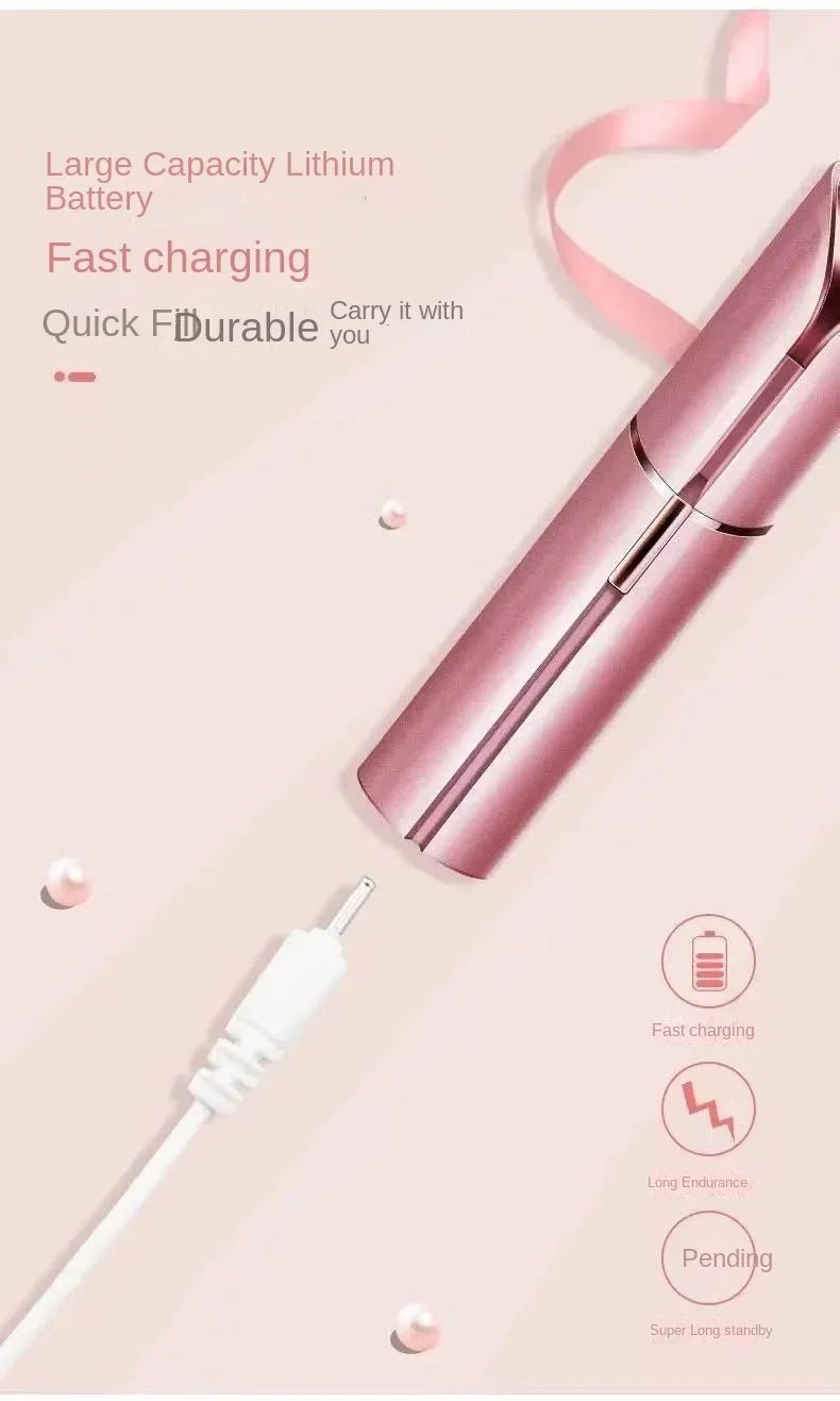 Eletric Epilator For Women Portable Lipstick Shaped Painless And Effective Facial Hair Removal Home Personal Care Appliances