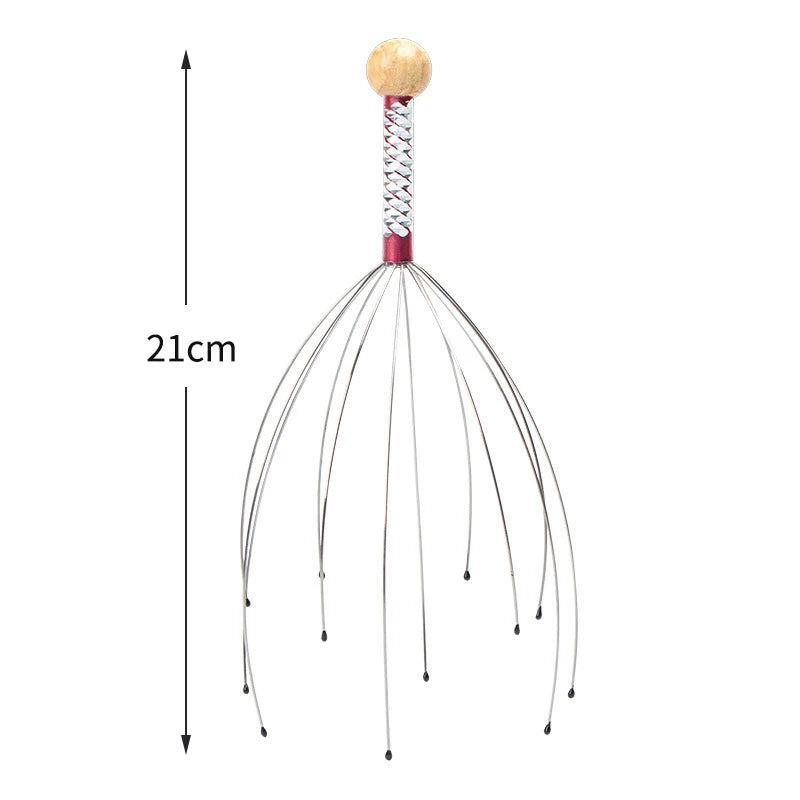 1/2PCS Head Massager Head Scratching Octopus Scalp Non Soul Extractor Divine Tool For Extracting Healthy And Healthy Hair